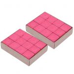 24 tk NoSlip Cue Tip Kriit Piljardi Piljard Cue Kuiva Kriidi tarvik Kiipulga kriidid(Punane )