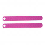 2PCS Silicone Thaw Belt Easy to Hang Fast Defrosting Fixator Belt for Frozen Meat Steak Fish Pink roosa