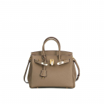 Vahatatud niit Togo pealmine kiht lehmanahk k&auml;sitsi valmistatud plaatina kott+lit&scaron;i mustriga nahast naiste kott pandlaga k&otilde;rgekvaliteediline k&auml;ekott 20x10x15cm khaki