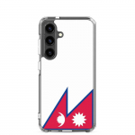 Coque T&eacute;l&eacute;phone &ndash; Samsung &ndash; Galaxy S24 &ndash; Drapeau du N&eacute;pal &ndash; Souple &ndash; Mitmev&auml;rviline