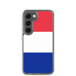 Coque T&eacute;l&eacute;phone - Samsung - Galaxy S23 Plus - Drapeau France - Souple - Mitmev&auml;rviline