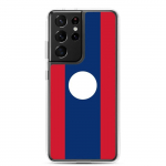 Coque T&eacute;l&eacute;phone &ndash; Samsung &ndash; Galaxy S23 Plus &ndash; Drapeau Laos &ndash; Souple &ndash; mitmev&auml;rviline