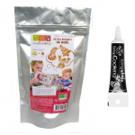 Pr&eacute;paration pour biscuits de No&euml;l bio 290 g + Stylo de gla&ccedil;age noir