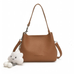 Moodne mitmek&uuml;lgne &auml;mbrikott Uus naiste kott kaenlaalune kott &otilde;lakott crossbody kott helepruun v&auml;rv