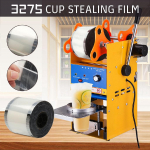 90-105 mm l&auml;bim&otilde;&otilde;t L&auml;bipaistev tassikatte masina kile kate mullitee mahla joogi kilekate tihenduskile tassikatte tihendusmasina katte jaoks 3725 tassi