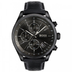 Hugo Boss 1513474 Grand Prix Nahast Meeste K&auml;ekell 44 must