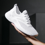 Suvi 2024 Uued Valged Meeste Tossud Kvaliteetsed Kingad Meestele V&otilde;rk Hingav Tenis Masculino Zapatillas Hombre Dropshipping 39