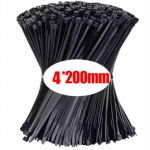 100 tk nailonist juhtmek&ouml;idised iselukustuvad juhtmek&ouml;idised rihmad Reguleeritavad kaablid kinnitusaas Kodukontori traadi t&otilde;mblukud 100pcs