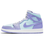 Air Jordan 1 Mid Purple Pulse Meeste tossud Arctic-Punch Glacier-Blue 554724-500 40.5