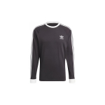 Adidas Originals Adicolor Series Kolmeleheline Kahepoolne Triip Pikkade Varrukatega T-s&auml;rk Meeste Topid Must IA4877 XL black