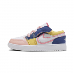 Air Jordan 1 Low ALT SE PS Mitmev&auml;rviline L&otilde;uend Laste Tennised Valge Prantsuse Sinine Topaas Kuldne FD2655-100 28