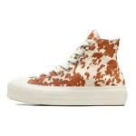 Converse Chuck Taylor All Star Lift Platvorm K&otilde;rged Loomamustriga Naiste Tossud Pruun Egreti Kuld A10141C 36