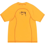 Nike x St&uuml;ssy Mugav L&otilde;tv &Uuml;mmarguse Kaelusega T-s&auml;rk Unisex Topid Kollane FZ5756-717 S