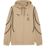 Puma AC Milan SS24 Moodne Logo Vabaaja Jalgpallijakk Meeste Jakk Pruun Must 777716-26 M beige