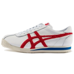 Onitsuka Tiger Corsair Pl&uuml;&uuml;slogo Retro Spordijalatsid L&ouml;&ouml;gisummutav Libisemisvastane Kulumiskindel Madala s&auml;&auml;rega Vabaajajalatsid Unisex toss Valge Punane 1183A644-100 37.5