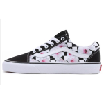 Vans Old Skool Hibiscus Check Vabaaja Madalad Tennised Rula Kingad Unisex Tossud Must Valge Roosa VN0007NTBM8 37