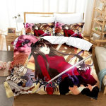 Uus Fatestay &ouml;&ouml; Unlimited Blade Works voodipesukomplektid tekikott koos padjap&uuml;&uuml;riga kaheinimesevoodi, t&auml;issuuruses kuninganna voodiriided voodipesu 70x133cm 2pcs