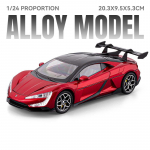 1/24 BYD Yangwang U9 Sulamist Elektriline Spordiauto Mudel Valatud Metall Uue Energia V&otilde;idus&otilde;iduauto Auto Mudel Heli Valgus Laste M&auml;nguasi Kingitus punane