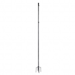 Maasse paigaldatav lipumast 10 jalga Paksenenud roostevabast terasest v&auml;limast 5 haruga alusega aeda hoovi