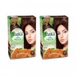 Henna juuksev&auml;rv - Naturaalne pruun 2 pakki - Vatika Naturals - Naturaalne pruun 4 v&auml;rvi Pack of 2