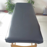 Veekindel ja plekikindel PU-nahast iluvoodi kate - Pinguldatud lina massaaži- ja salongivooditele 185x60 cm must