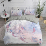 Unen&auml;op&uuml;&uuml;dja Voodipesukomplekt Elegantne Boheemlaslik Tekikott Queen 240x220 Etniline Tekikott &Uuml;hekohaline Kahekohaline King Tekk Voodikate 70x133cm 2pcs