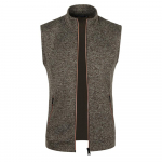 Meeste Mood &Uuml;hev&auml;rviline Slim Fit Varrukateta Jakk Lukuga Tanktopid Kampsun Kudumid Vabaaja K&otilde;igega Sobiv Mantel S kohv