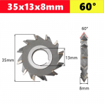 HSSM2 kahepoolne freesl&otilde;ikur l&auml;bim&otilde;&otilde;duga 35 45 60 75 80 mm ja nurkadega 30 45 60 75 90 kraadi on m&otilde;eldud terasdetailide freesimiseks 35x13x8mm 60D