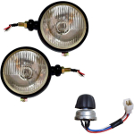 APSMOTIV Must Traktori Esitulede Komplektid 12V Pirnide ja Esitulede L&uuml;litiga Mahindra 275, 575, 485, 475, C27, 3325, 3525, 3825, 4025 Traktoritele