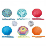 Parasol de jardin multicolore - BigBuy Garden - 27,44x46,8x92,96 cm - R&eacute;sistant aux UV - Levage manuel - Housse incluse puhas