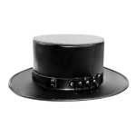 Katkudoktori gooti steampunk kunstnahast silinderk&uuml;bar m&uuml;ts maskeraadikost&uuml;&uuml;mi rekvisiidid black