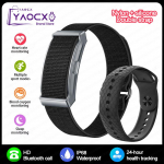 2026 Uus nutikas k&auml;ev&otilde;ru Spordirežiimid S&uuml;dame l&ouml;&ouml;gisagedus Verer&otilde;hk Pikk aku kestvus IP68 Veekindel Une k&otilde;ne meeldetuletus Nutikell Black Nylon+Silicone