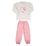 Sanrio fliisist Hello Name Space laste pidžaama, Kitty, 110cm, Silt,