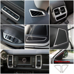 Skoda Kodiaq 2016 jaoks - auto salongi vormimisosa taastamiseks raami kaane katte lisatarvikud kaunistus muuta matt h&otilde;bedat Style A