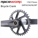 RACEWORK GXP V&auml;ntv&otilde;ll Mtb Monoplaat V&auml;ntvars Jalgratta jaoks Integreeritud K&uuml;&uuml;nal Pe 1 Hammasratas Maastikuratas Hollowtech &Uuml;hendus 170mm With BB