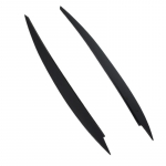 2 tk auto esitulede katte katte kleebis Volkswagen VW GOLF 7 MK 7 GTI esitulelaterna kulmude kaunistuseks must