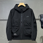 Suures suuruses 5XL-12XL &uuml;lisuured jakid meestele Mood Mitu taskut Meeste Trench-mantel pikkade varrukatega &uuml;ler&otilde;ivad 9XL must