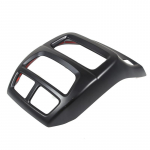 For Honda Pilot 2015- ABS carbon fibre/Matte black Rear Air Condition Outlet Vent Frame Cover Trim Car Accessories matt must v&auml;rv