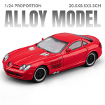 1:24 Benz SLR McLaren 722 S Roadster Speedster Superauto Sulamist Metallist Valatud Mudelauto S&otilde;brap&auml;eva Kingitus Poisis&otilde;brale Kogumiseks punane