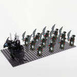 13 tk Keskaegsed s&otilde;durid Lord Sauron Angmari n&otilde;iakuningas Varjude orkid Tugevad Uruk-haid Minifiguuride ehitusplokkide m&auml;nguasjad lastele