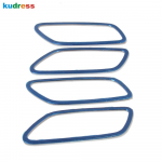 Car ide Inner Door Handle Bowl Cover Trim For Kia Rio 4 X-line 2018 Carbon Fibre Interior Mouldings Accessories terasest sinine v&auml;rv