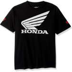 Factory Effex 'Honda' Big Wing T-s&auml;rk (Must, keskmine) S mitmev&auml;rviline