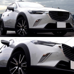For Mazda CX-3 CX3 2015 2016 2017 2018 Front Head Fog Light Lamp eyebrow Cover Decotration Trim ABS Chrome Car Accessories 2pcs