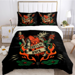 Hirvepea Element Casal Aastaaegne Tekikott Tekk Voodipesukomplektid Pehme Tekikott ja Padjap&uuml;&uuml;rid &Uuml;hekohaline/Kahekohaline/Queen/King EU Single(135*200cm)3pcs