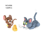 Armas kass hiire m&auml;ng plokk-m&auml;nguasjad mikro-mini ehitusplokid anime figuur multifilmikoomiksitegelaste m&auml;nguasjad DIY kokkupandavad klotsid laste kingitused No box