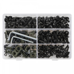 253 tk K&uuml;ljekatte poldikomplekt Kinnitusklipid Kruvid Yamaha MT03 MT07 MT09 YZF R1 R3 R6 R7 FZR400 600 750 Suzuki GSXR600 750 1000 jaoks must