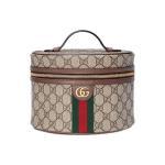 Gucci Ophidia Vintage Logo Triip L&otilde;uend ja Nahast T&otilde;mblukuga K&auml;ekott Naiste k&auml;ekotid Pruun 611001-96IWG-8745 Basic Set (Bag+Dust Bag)