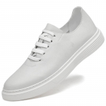 Kvaliteetsed Suvised Meeste Vabaaja Nahast Jalan&otilde;ud V&auml;litingimustesse Libisevad Hingavad Kerged Mugavad K&auml;imissussid Disainer Oxford Korterid 45 valge