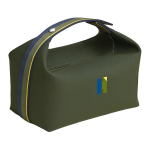 Hermes Bride-A-Brac H Pavillon Tikitud H-mustriga Tualett-kott Naiste tualett-kott Khaki H104347MV03 Khaki