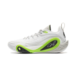 Li Ning DLO1 Cushioning Slip Resistant Abrasion Resistant Rebound Grip Low top Basketball Shoes Men's Standard White ABPV009-14 40